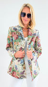 Garden Gala Blazer-160 Jackets-Coalition LA-Coastal Bloom Boutique, find the trendiest versions of the popular styles and looks Located in Indialantic, FL