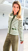 Presley Stripe Cardigan-140 Sweaters-rivir-Coastal Bloom Boutique, find the trendiest versions of the popular styles and looks Located in Indialantic, FL