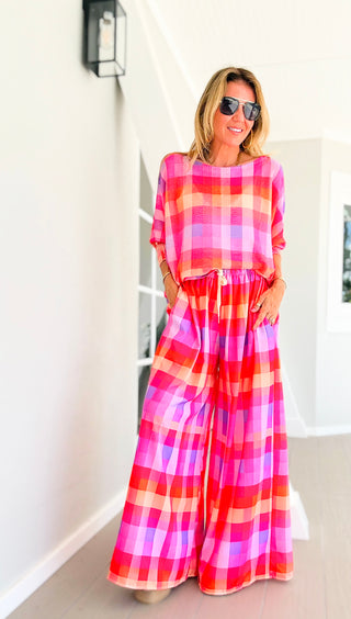 Sweet Check Kapri Italian Pants