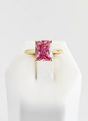 Sterling Silver Emerald Cup Light Pink-230 Jewelry-NYC-Coastal Bloom Boutique, find the trendiest versions of the popular styles and looks Located in Indialantic, FL