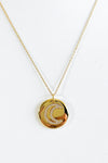 Micropave Moon Pendant-230 Jewelry-AF Designs-Coastal Bloom Boutique, find the trendiest versions of the popular styles and looks Located in Indialantic, FL