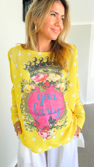 You Fancy Italian St Tropez Knit