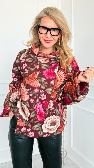 On Edge Garden Bird Italian Jacket