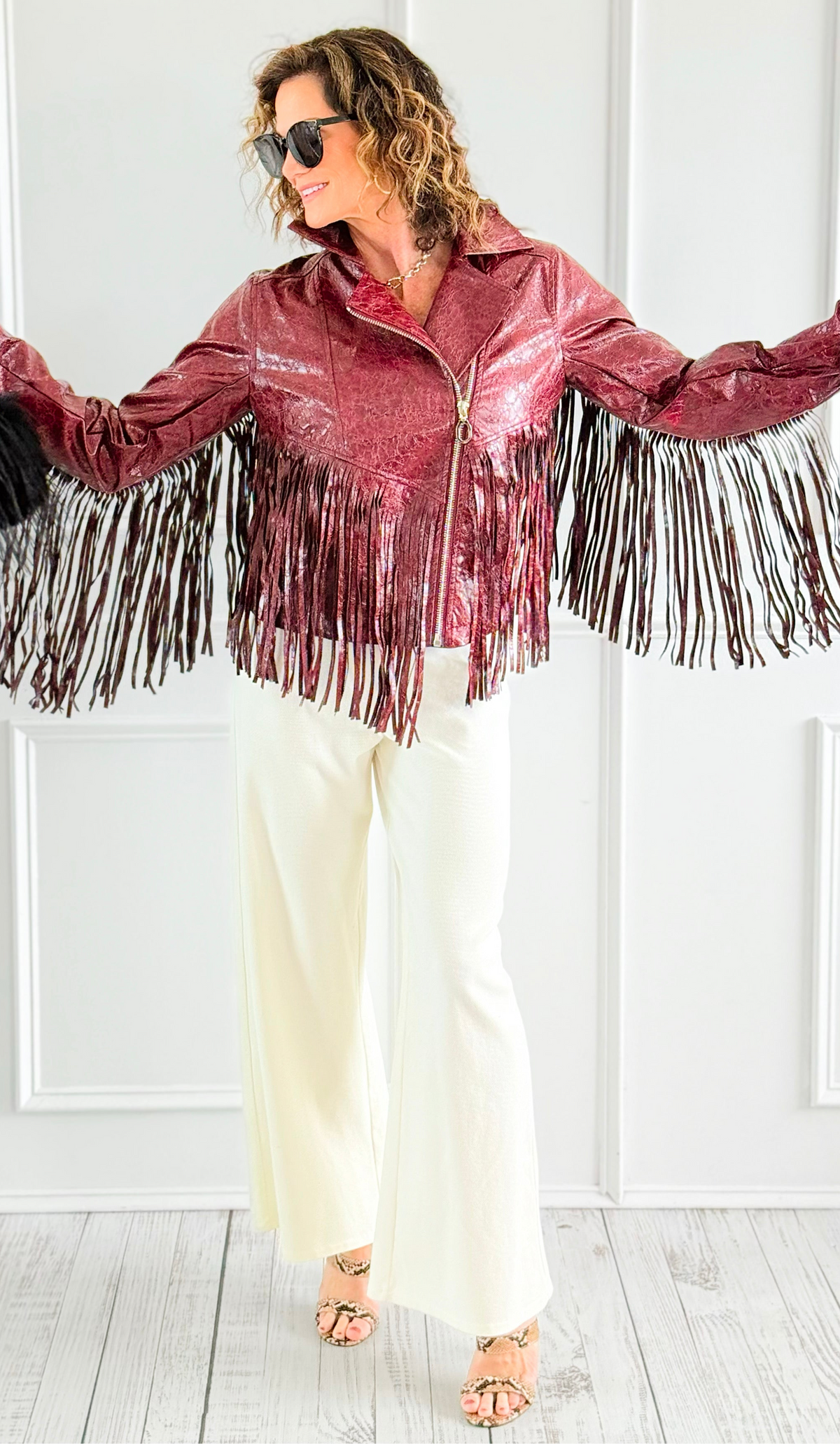 Wild Grace Moto Jacket-160 Jackets-JJ'S FAIRYLAND-Coastal Bloom Boutique, find the trendiest versions of the popular styles and looks Located in Indialantic, FL