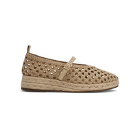 Raffia Woven Mary Jane Flats