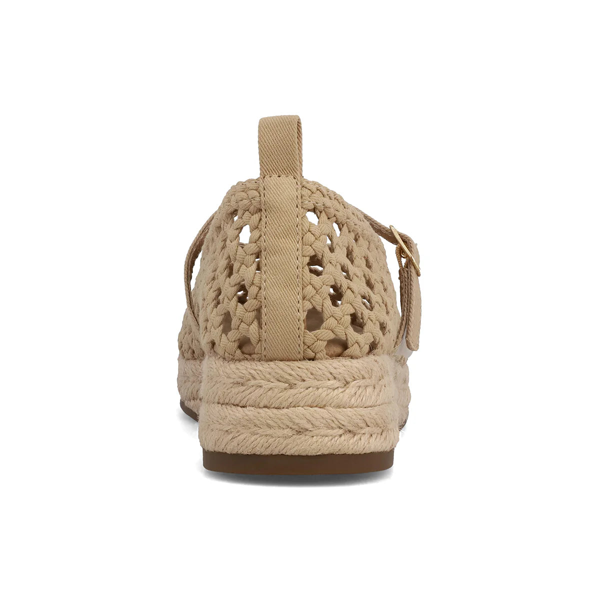 Raffia Woven Mary Jane Flats