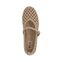 Raffia Woven Mary Jane Flats