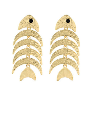 Shimmering Tide Cascade Earrings