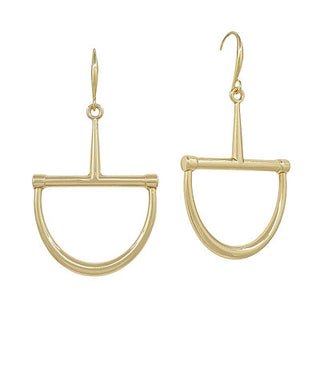 Equestrian Horsebit Drop Earrings