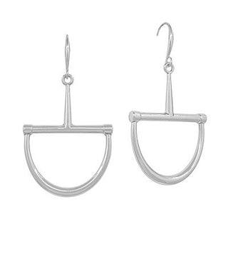 Equestrian Horsebit Drop Earrings