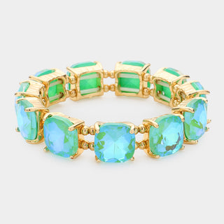 Aurora Luxe Stretch Bracelet - Mint-230 Jewelry-NYW-Coastal Bloom Boutique, find the trendiest versions of the popular styles and looks Located in Indialantic, FL