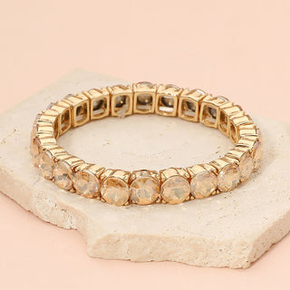 Stretch Evening Bracelet - Champagne
