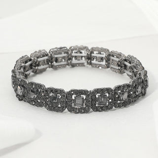 Pavé Frame Bracelet - Black Diamond