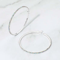 Twilight Spark Hoop Earrings-230 Jewelry-NYW-Coastal Bloom Boutique, find the trendiest versions of the popular styles and looks Located in Indialantic, FL
