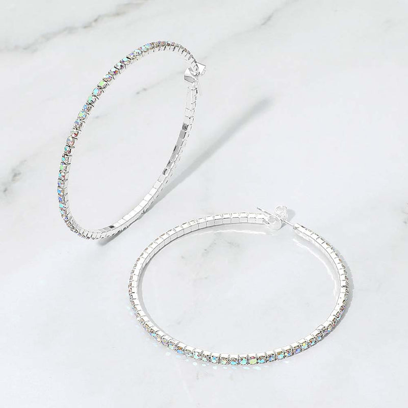 Twilight Spark Hoop Earrings-230 Jewelry-NYW-Coastal Bloom Boutique, find the trendiest versions of the popular styles and looks Located in Indialantic, FL