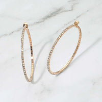 Twilight Spark Hoop Earrings-230 Jewelry-NYW-Coastal Bloom Boutique, find the trendiest versions of the popular styles and looks Located in Indialantic, FL