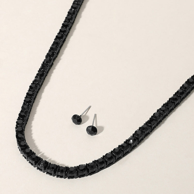 Midnight Glow Set - Jet Black-230 Jewelry-NYW-Coastal Bloom Boutique, find the trendiest versions of the popular styles and looks Located in Indialantic, FL