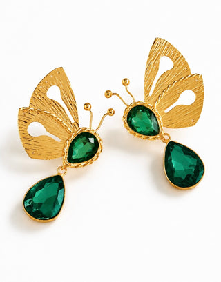 Butterfly Effect Earring - Emerald