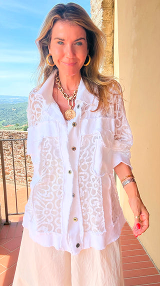 Bloom & Grace Italian Lace Jacket