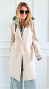 Double Take Italian Coat-160 Jackets-BONITO SRL-Coastal Bloom Boutique, find the trendiest versions of the popular styles and looks Located in Indialantic, FL