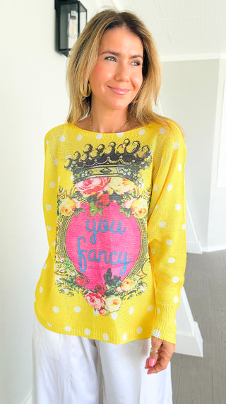 You Fancy Italian St Tropez Knit
