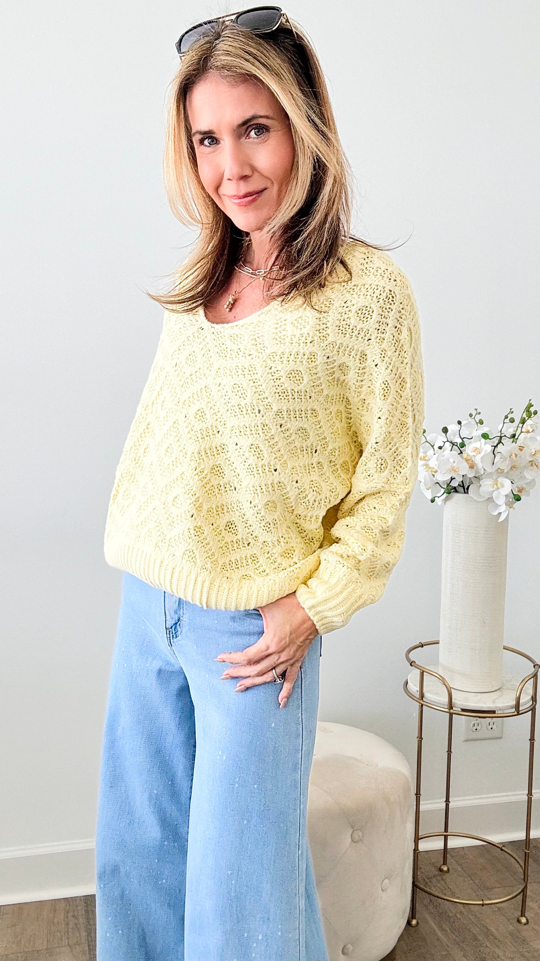 Simply Perfect V-Neck Sweater-140 Sweaters-HYFVE-Coastal Bloom Boutique, find the trendiest versions of the popular styles and looks Located in Indialantic, FL