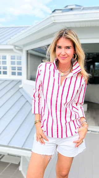 Modern Classic Top - Pink