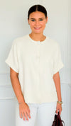 Plush Edit Italian Cardigan- Winter White-150 Cardigans/Layers-Italianissimo-Coastal Bloom Boutique, find the trendiest versions of the popular styles and looks Located in Indialantic, FL