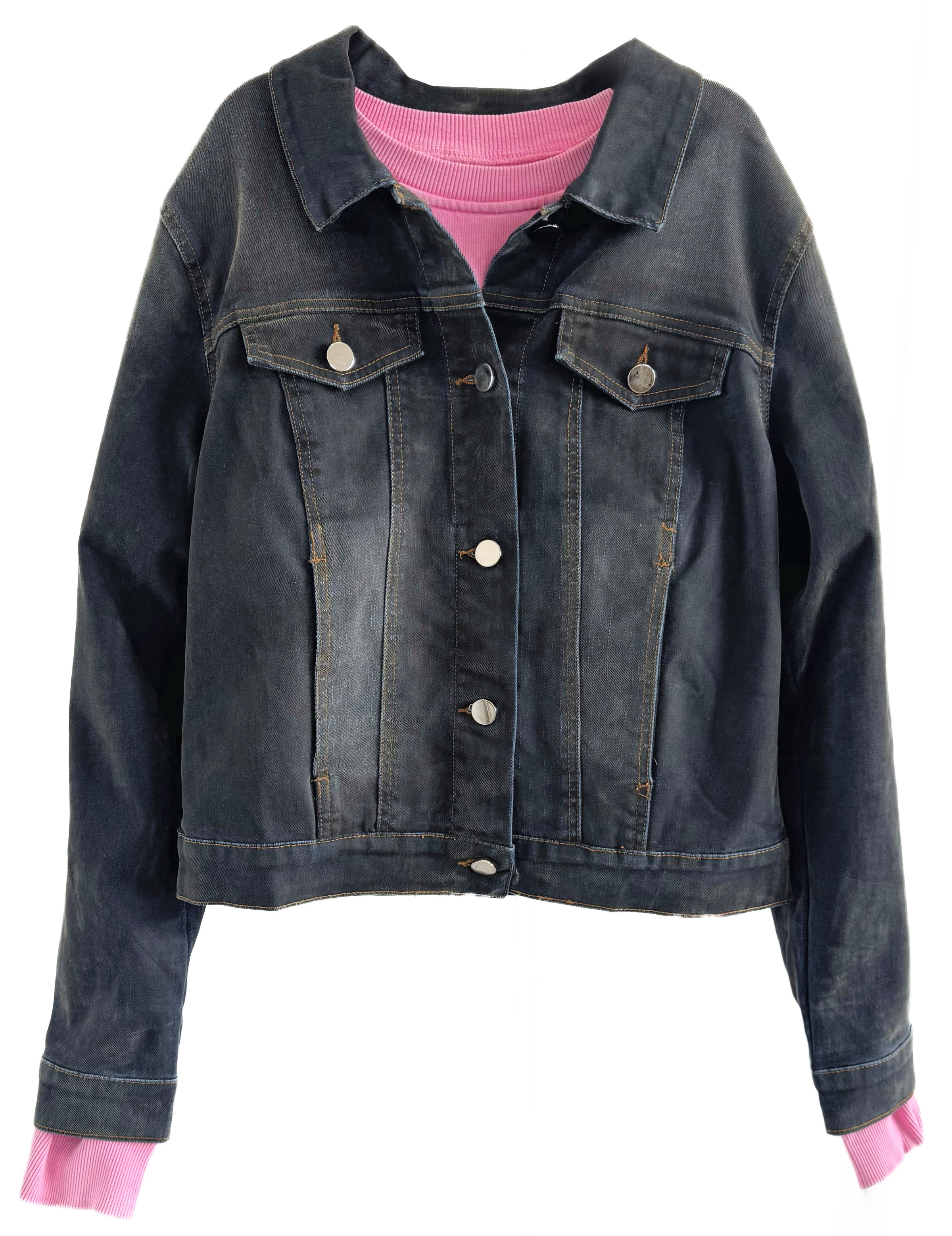 Street Luxe Denim Jacket - Army Green-160 Jackets-JJ'S FAIRYLAND-Coastal Bloom Boutique, find the trendiest versions of the popular styles and looks Located in Indialantic, FL