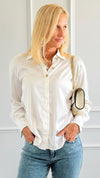 Smooth as Silk Woven Blouse-110 Long Sleeve Tops-LOVE TREE-Coastal Bloom Boutique, find the trendiest versions of the popular styles and looks Located in Indialantic, FL
