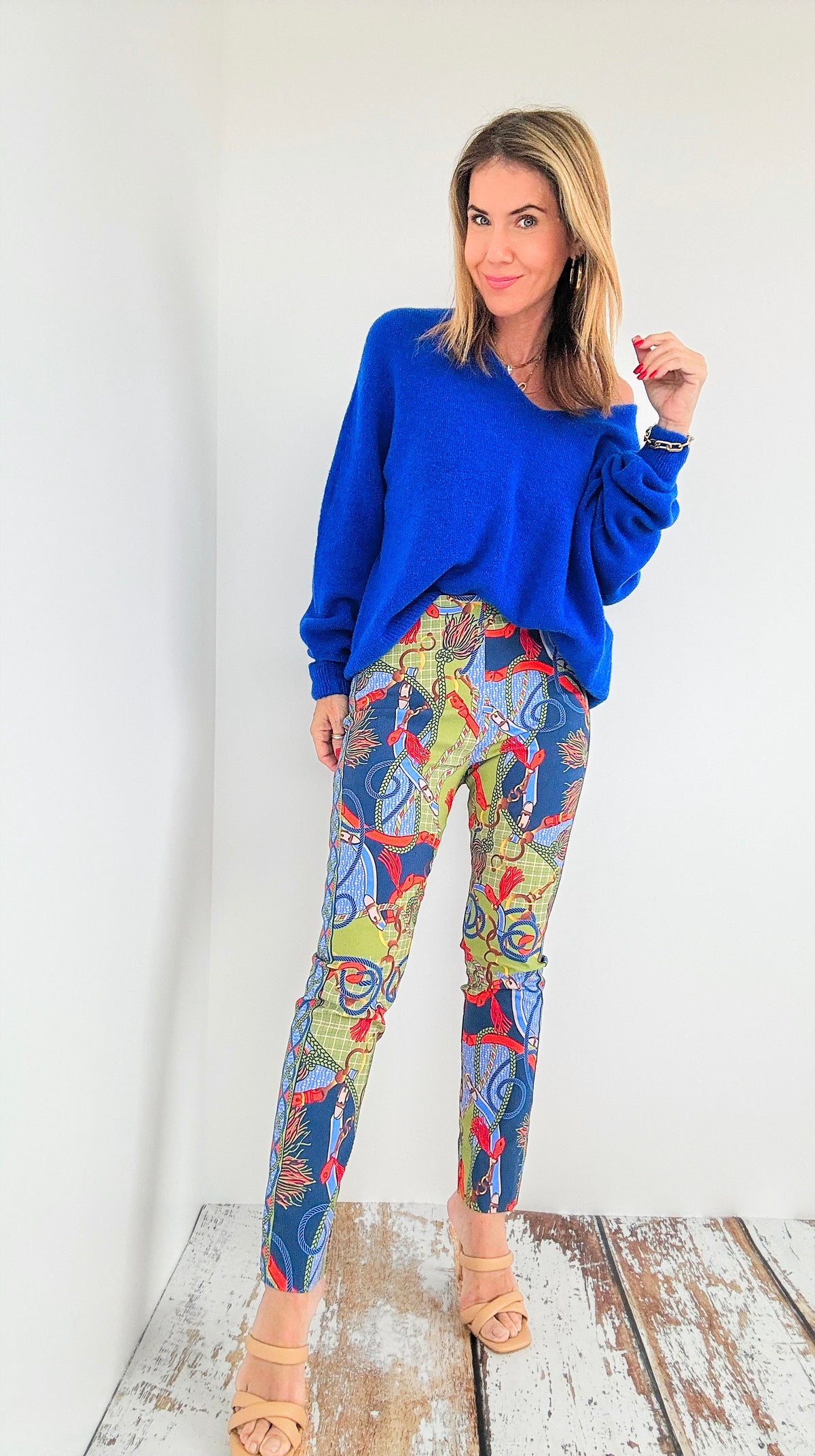 Savage Tango Printed Pants-170 Bottoms-Gretchen Scott-Coastal Bloom Boutique, find the trendiest versions of the popular styles and looks Located in Indialantic, FL