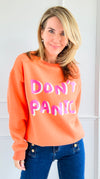 Don't Panic French Terry Pullover-150 Cardigans/Layers-Bailey Rose-Coastal Bloom Boutique, find the trendiest versions of the popular styles and looks Located in Indialantic, FL