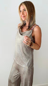 On The Town Cowl Neck Top - Champagne-100 Sleeveless Tops-skies are blue-Coastal Bloom Boutique, find the trendiest versions of the popular styles and looks Located in Indialantic, FL