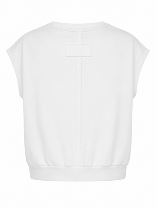 Clean Line Knit Top - White