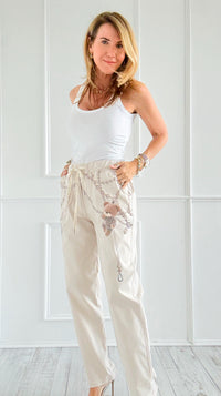 Bijou Beary Italian Jogger-180 Joggers-SEÑORITA C-Coastal Bloom Boutique, find the trendiest versions of the popular styles and looks Located in Indialantic, FL