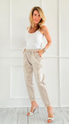 Luxe Layer Italian Jogger- Silver-180 Joggers-SEÑORITA C-Coastal Bloom Boutique, find the trendiest versions of the popular styles and looks Located in Indialantic, FL