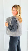 Checked In Quilted Vest-160 Jackets-mystree-Coastal Bloom Boutique, find the trendiest versions of the popular styles and looks Located in Indialantic, FL