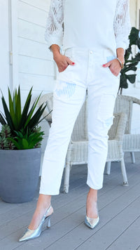 Love Story Patch Pant