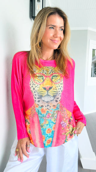 Wild Style Italian St Tropez Knit - Pink