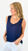 Modal Sleeveless Tank-210 Loungewear/Sets-Rae Mode-Coastal Bloom Boutique, find the trendiest versions of the popular styles and looks Located in Indialantic, FL