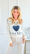 Heartfelt Whimsy Knit Sweater-140 Sweaters-Rousseau-Coastal Bloom Boutique, find the trendiest versions of the popular styles and looks Located in Indialantic, FL
