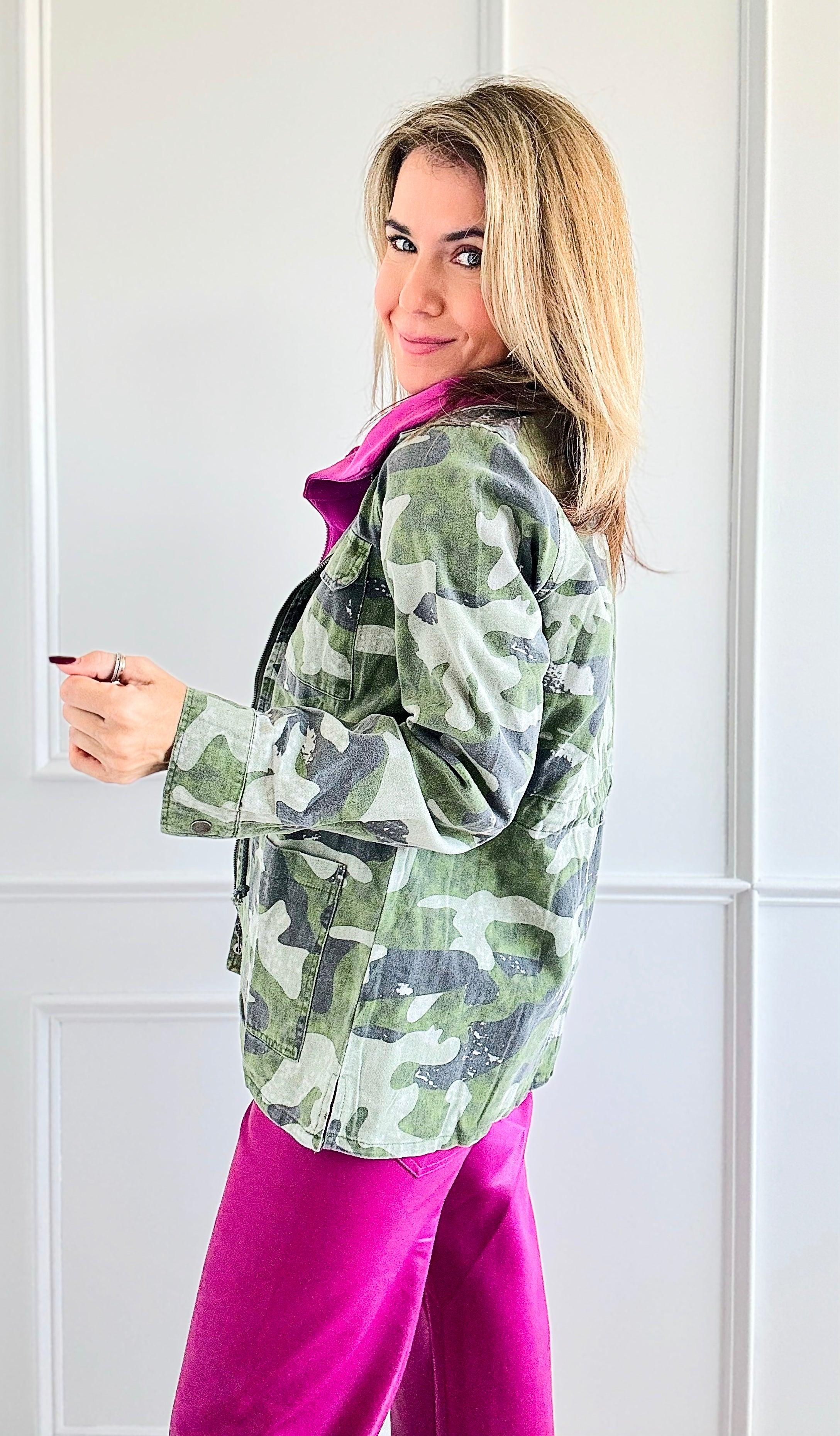 Forest Edge Utility Jacket-160 Jackets-mystree-Coastal Bloom Boutique, find the trendiest versions of the popular styles and looks Located in Indialantic, FL