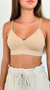 Nude Plunge Situation Bra - Nude Mini Loops-220 Intimates-Strap-its-Coastal Bloom Boutique, find the trendiest versions of the popular styles and looks Located in Indialantic, FL