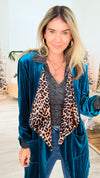 Velvet Wild Drape-150 Cardigans/Layers-Umgee-Coastal Bloom Boutique, find the trendiest versions of the popular styles and looks Located in Indialantic, FL