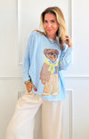 Beary Cool Italian St Tropez Knit-140 Sweaters-Italianissimo-Coastal Bloom Boutique, find the trendiest versions of the popular styles and looks Located in Indialantic, FL