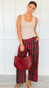 Wide-Leg Cotton Lounge Pants-170 Bottoms-Blu Pepper-Coastal Bloom Boutique, find the trendiest versions of the popular styles and looks Located in Indialantic, FL