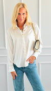 Smooth as Silk Woven Blouse-110 Long Sleeve Tops-LOVE TREE-Coastal Bloom Boutique, find the trendiest versions of the popular styles and looks Located in Indialantic, FL