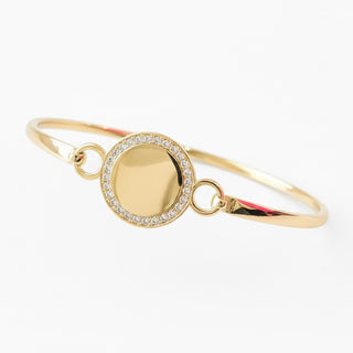 German Engravable Circle Bracelet