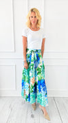 Hydrangea Italian Maxi Skirt-170 Bottoms-Venti6-Coastal Bloom Boutique, find the trendiest versions of the popular styles and looks Located in Indialantic, FL