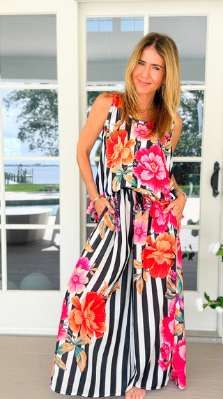 Midnight Bouquet Italian Pant